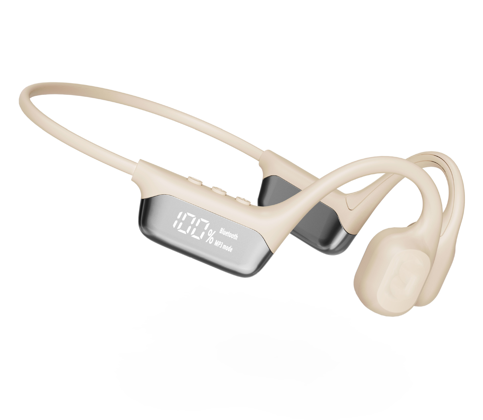 Display Screen Bluetooth-compatible Headset For Bone Conduction 53 Waterproof Sports Headset