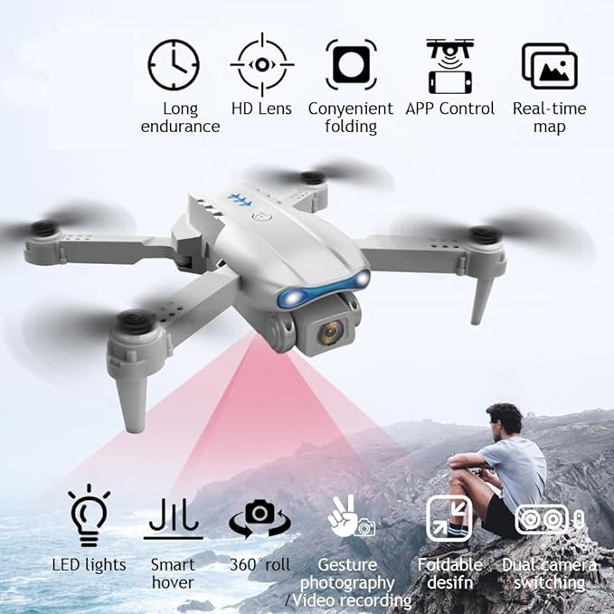 E99 Pro Drone Camera with free shipping in all UAE